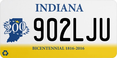IN license plate 902LJU