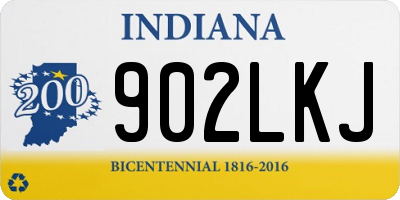 IN license plate 902LKJ
