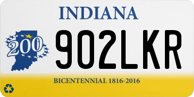 IN license plate 902LKR