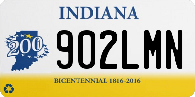 IN license plate 902LMN