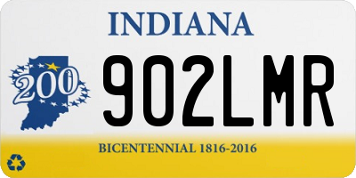 IN license plate 902LMR