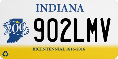 IN license plate 902LMV