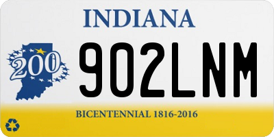IN license plate 902LNM