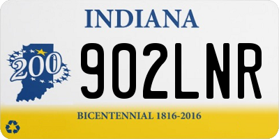IN license plate 902LNR