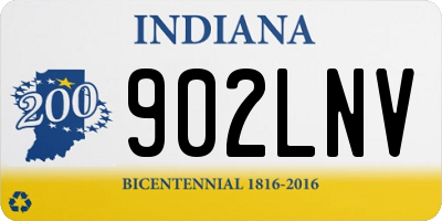IN license plate 902LNV