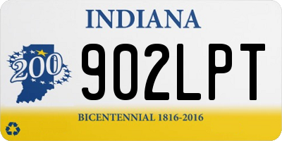 IN license plate 902LPT