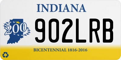 IN license plate 902LRB