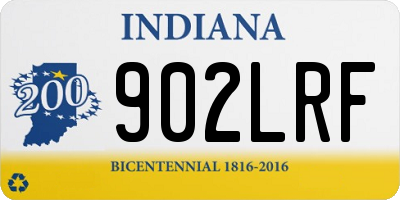 IN license plate 902LRF