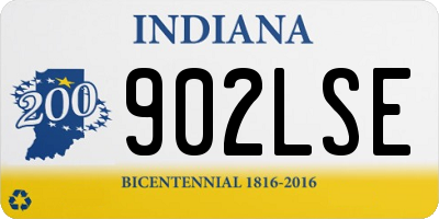 IN license plate 902LSE