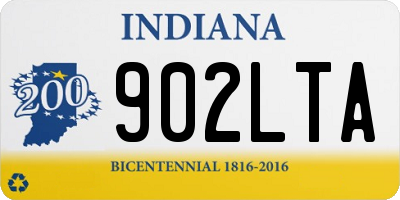 IN license plate 902LTA
