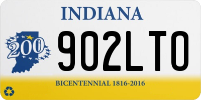 IN license plate 902LTO