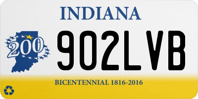 IN license plate 902LVB