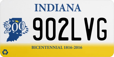 IN license plate 902LVG