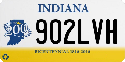 IN license plate 902LVH