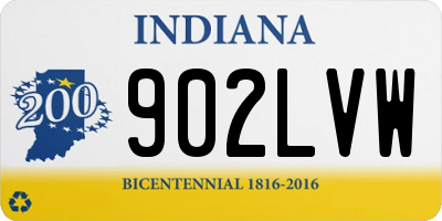 IN license plate 902LVW