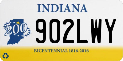 IN license plate 902LWY