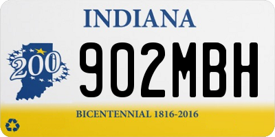 IN license plate 902MBH