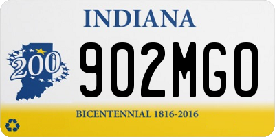 IN license plate 902MGO