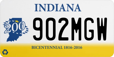 IN license plate 902MGW