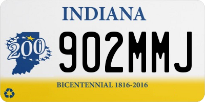 IN license plate 902MMJ