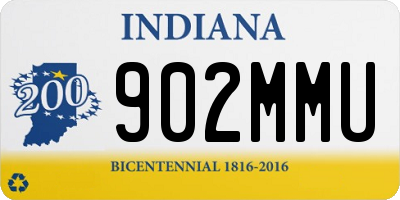 IN license plate 902MMU