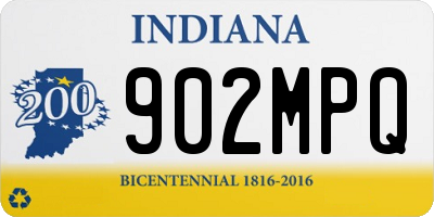 IN license plate 902MPQ