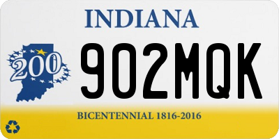 IN license plate 902MQK