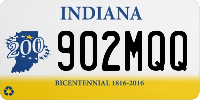 IN license plate 902MQQ