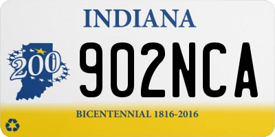 IN license plate 902NCA