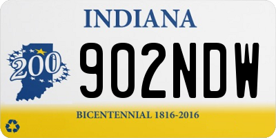 IN license plate 902NDW