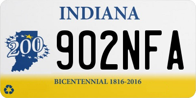 IN license plate 902NFA