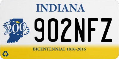 IN license plate 902NFZ