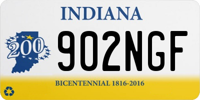 IN license plate 902NGF