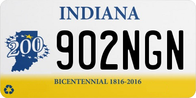 IN license plate 902NGN