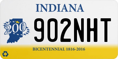 IN license plate 902NHT