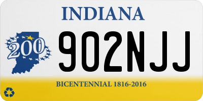 IN license plate 902NJJ