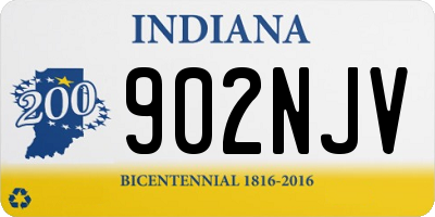 IN license plate 902NJV