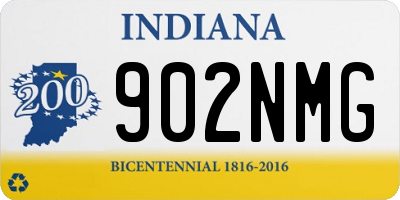 IN license plate 902NMG