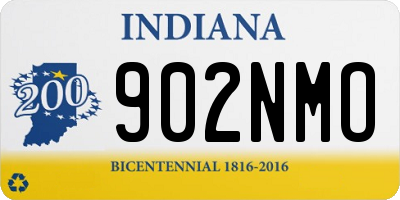 IN license plate 902NMO