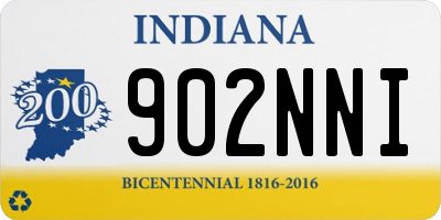 IN license plate 902NNI