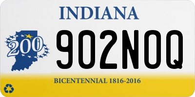 IN license plate 902NOQ