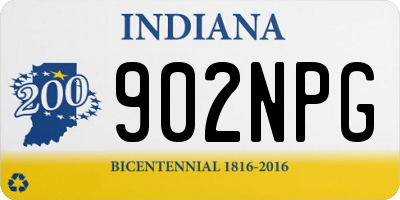 IN license plate 902NPG