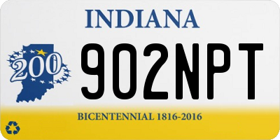 IN license plate 902NPT