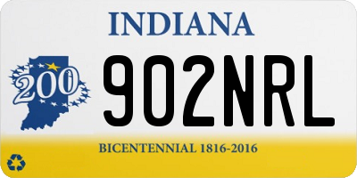IN license plate 902NRL