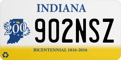 IN license plate 902NSZ