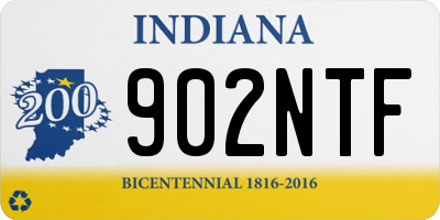 IN license plate 902NTF