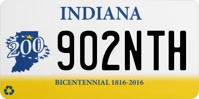 IN license plate 902NTH