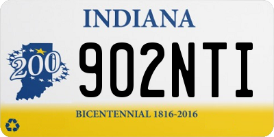 IN license plate 902NTI