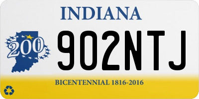 IN license plate 902NTJ