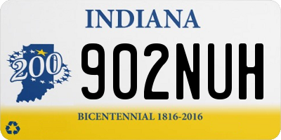 IN license plate 902NUH